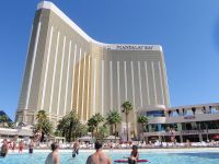 Mandalay Bay resort in Las Vegas, with its pool and wave pool